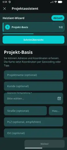 Projektstart in der Prometo App