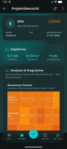 Heizlast-Heatmap in der Prometo App